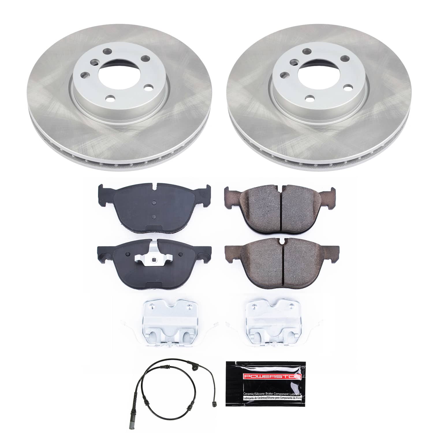 Power Stop SC6064 - Front Z17 Evolution Pad And Semi-Coated Rotor Kit vehicle fitment brake part