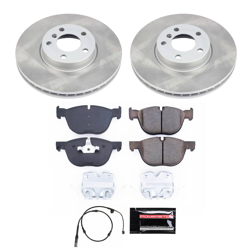 Power Stop SC6064 - Front Z17 Evolution Pad And Semi-Coated Rotor Kit vehicle fitment brake part