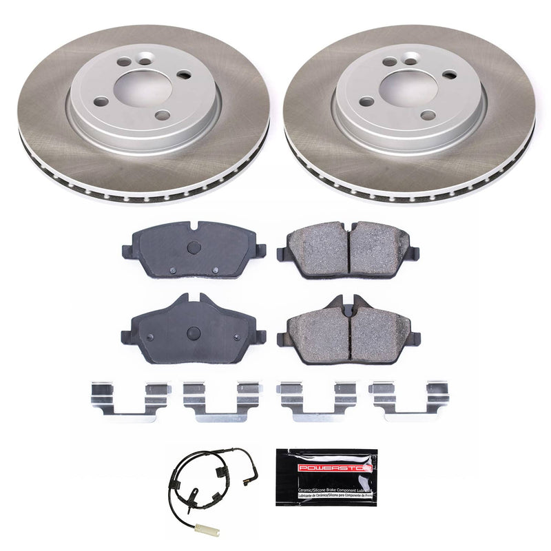 Power Stop SC6066 - Front Z17 Evolution Pad And Semi-Coated Rotor Kit vehicle fitment brake part