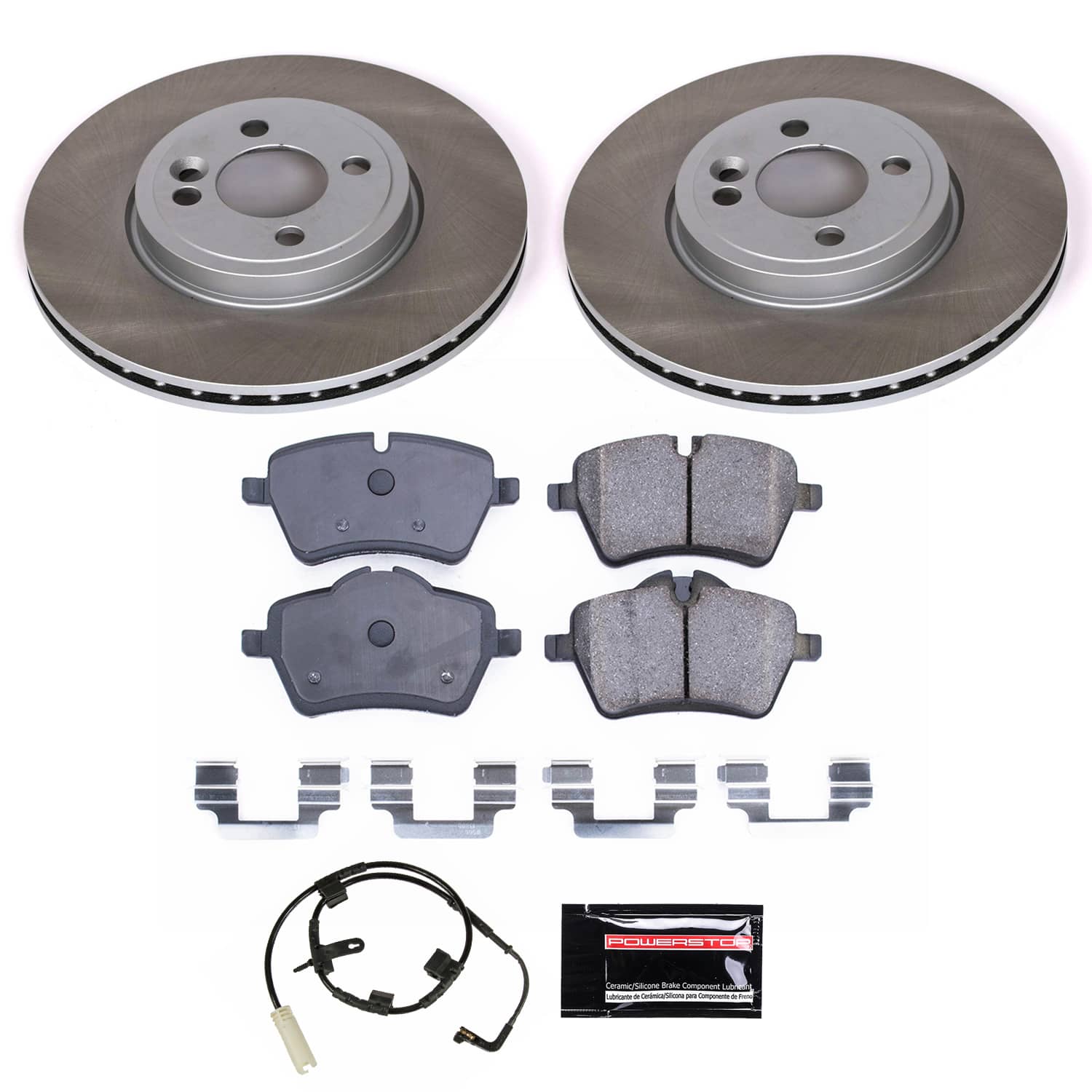 Power Stop SC6068 - Front Z17 Evolution Pad And Semi-Coated Rotor Kit vehicle fitment brake part