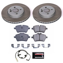 Power Stop SC6068 - Front Z17 Evolution Pad And Semi-Coated Rotor Kit vehicle fitment brake part