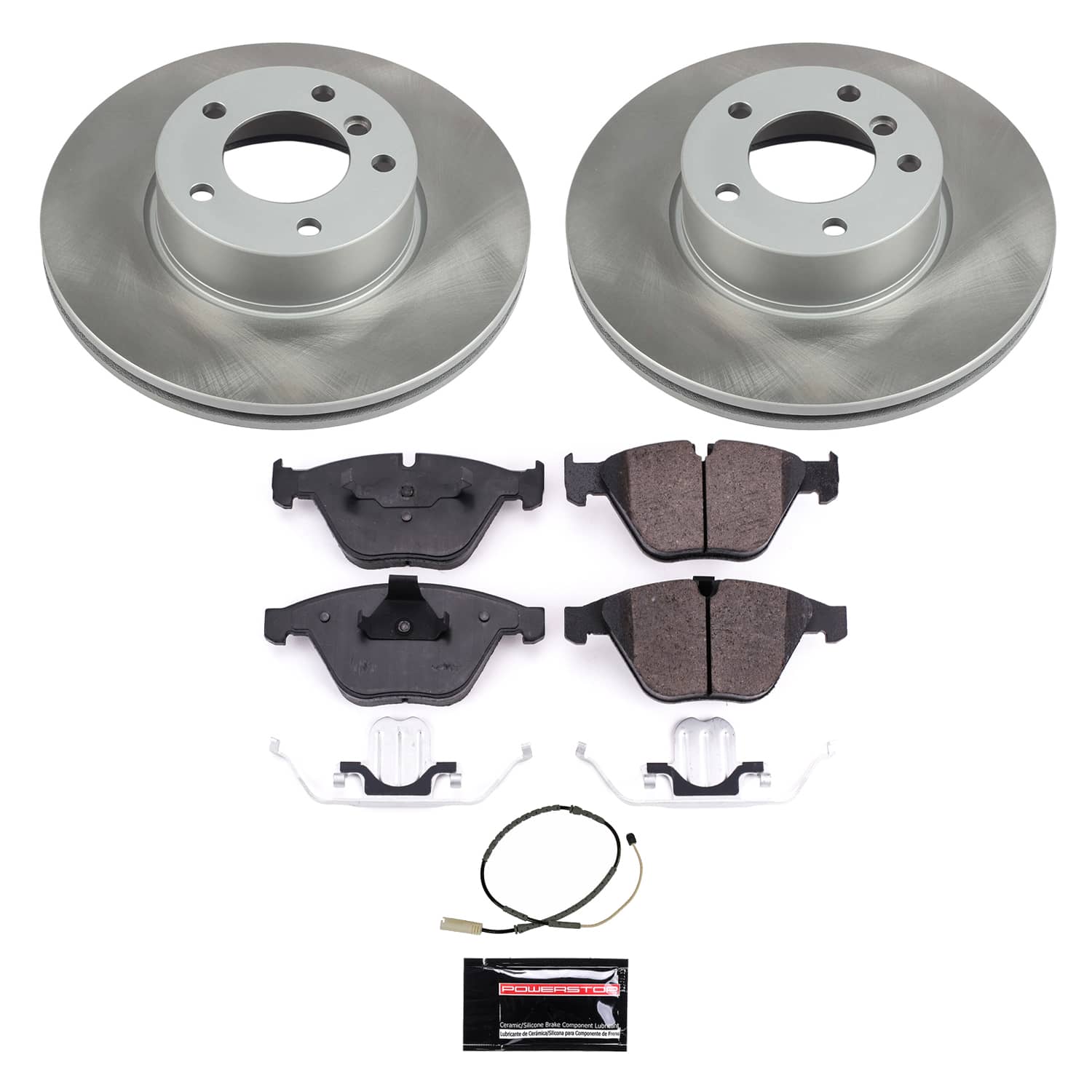 Power Stop SC6073 - Front Z17 Evolution Pad And Semi-Coated Rotor Kit vehicle fitment brake part