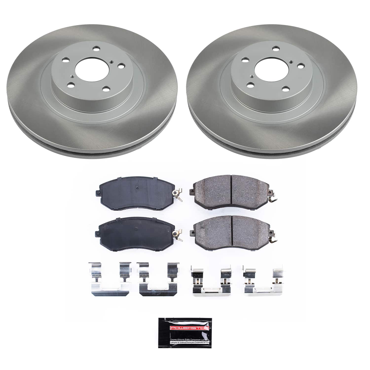 Power Stop SC6082 - Front Z17 Evolution Pad And Semi-Coated Rotor Kit vehicle fitment brake part