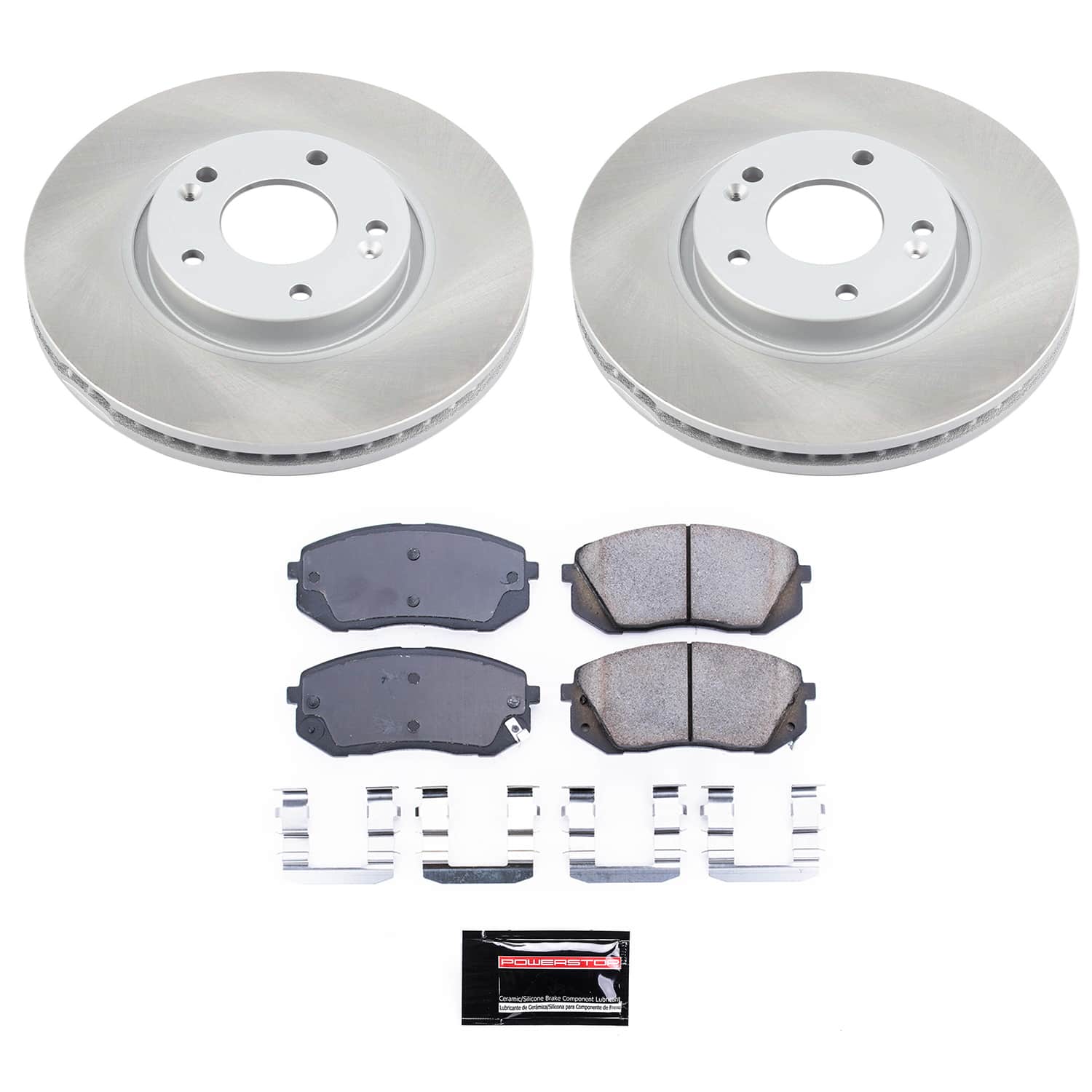 Power Stop SC6087 - Front Z17 Evolution Pad And Semi-Coated Rotor Kit vehicle fitment brake part