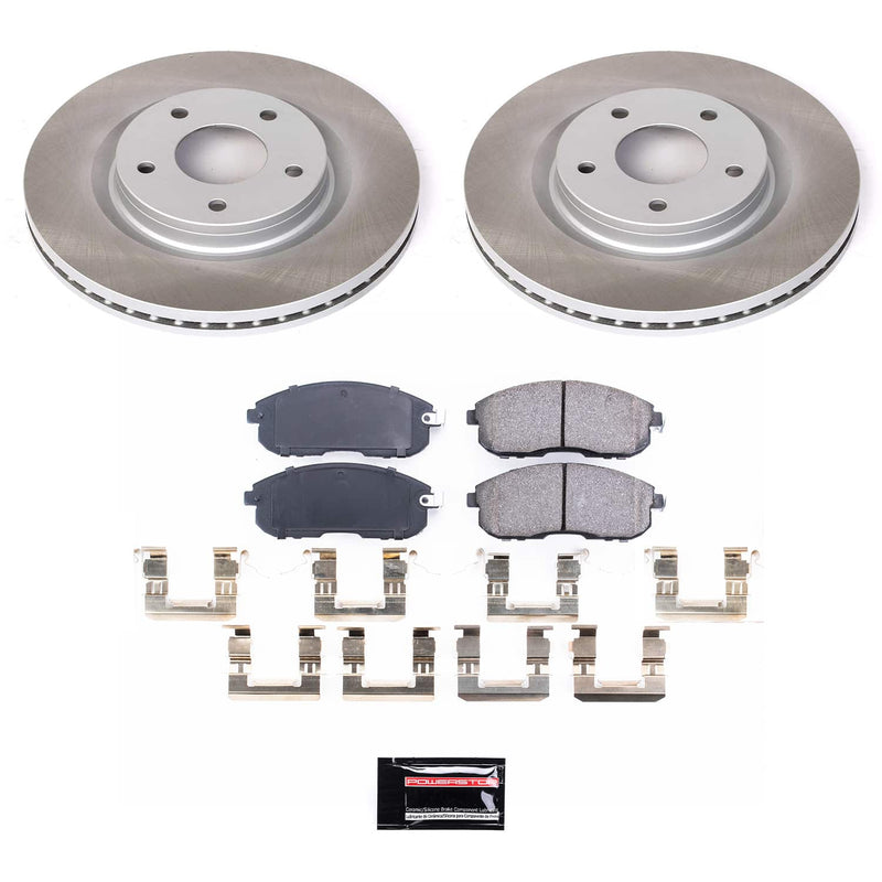 Power Stop SC6094 - Front Z17 Evolution Pad And Semi-Coated Rotor Kit vehicle fitment brake part
