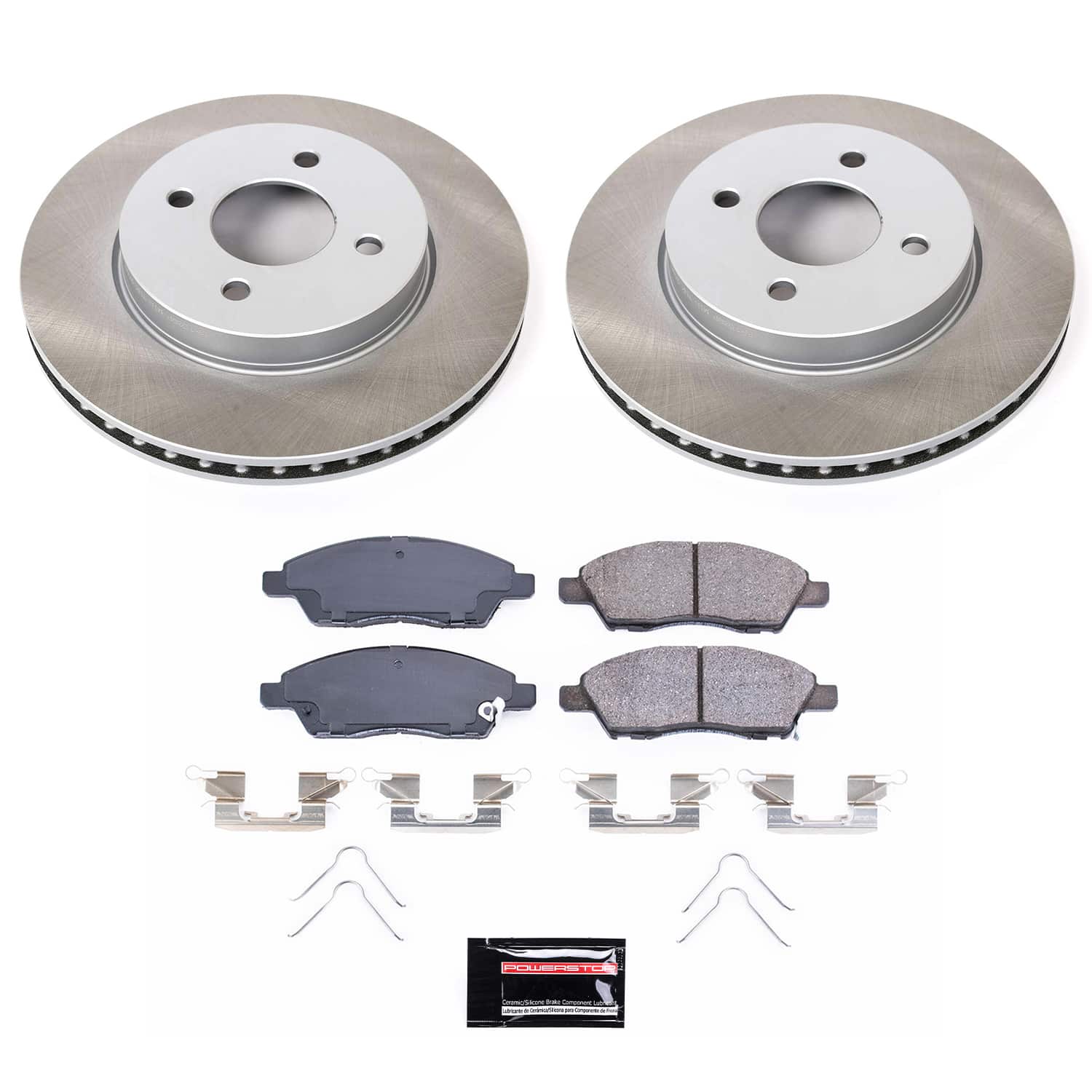 Power Stop SC6096 - Front Z17 Evolution Pad And Semi-Coated Rotor Kit vehicle fitment brake part
