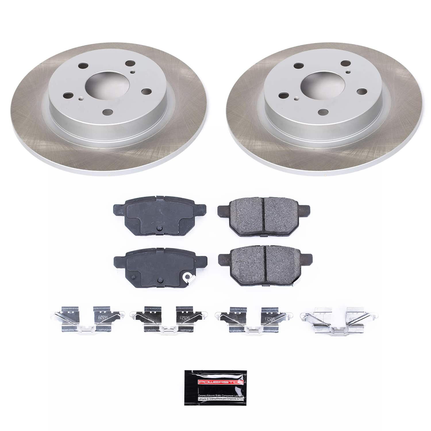Power Stop SC6097 - Rear Z17 Evolution Pad And Semi-Coated Rotor Kit vehicle fitment brake part