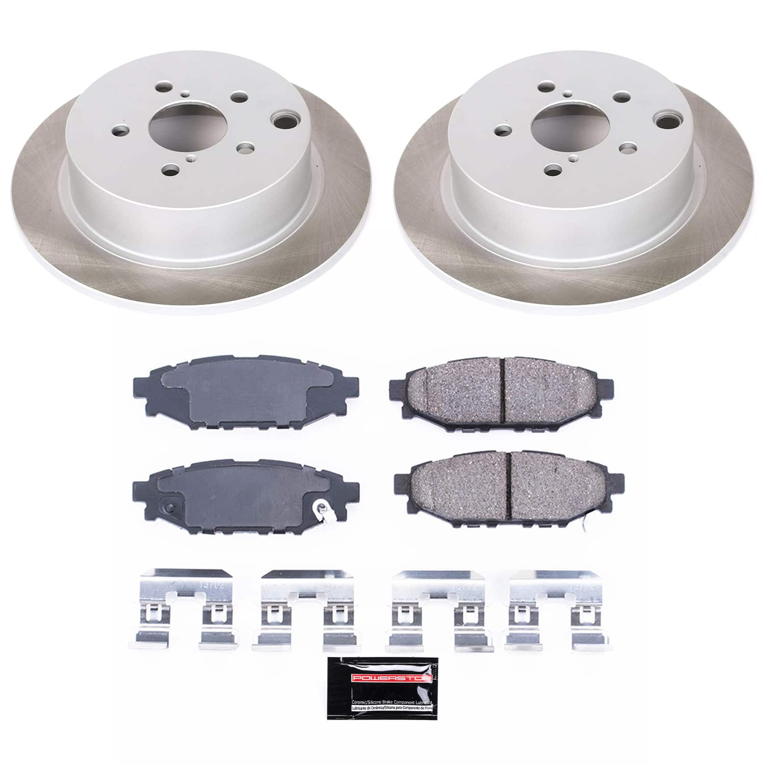 Power Stop SC6107 - Rear Z17 Evolution Pad And Semi-Coated Rotor Kit vehicle fitment brake part