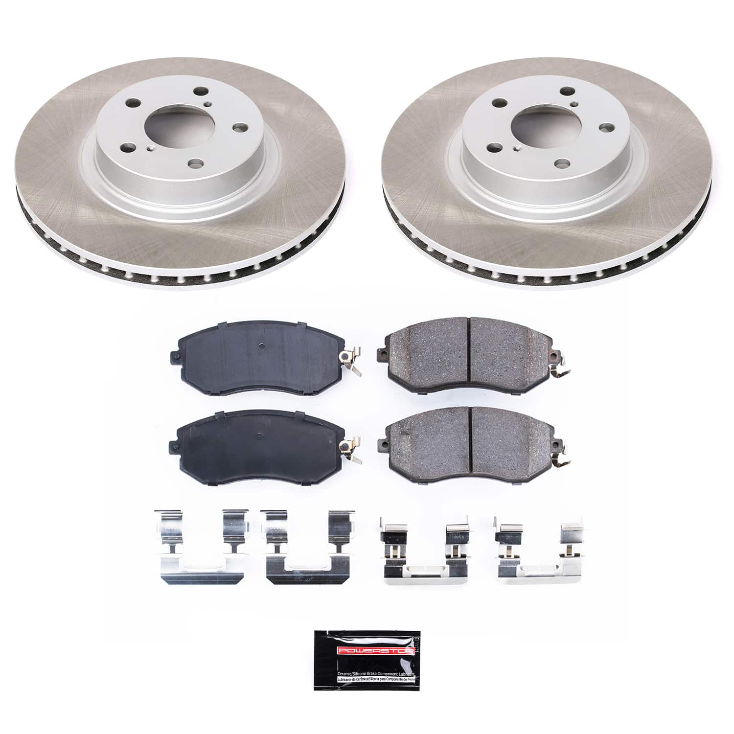 Power Stop SC6111 - Front Z17 Evolution Pad And Semi-Coated Rotor Kit vehicle fitment brake part
