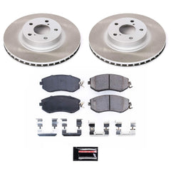Power Stop SC6111 - Front Z17 Evolution Pad And Semi-Coated Rotor Kit vehicle fitment brake part