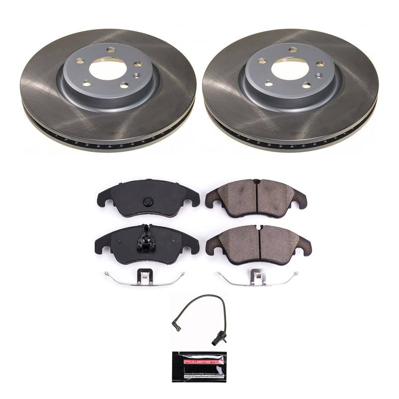 Power Stop SC6133 - Front Z17 Evolution Pad And Semi-Coated Rotor Kit vehicle fitment brake part