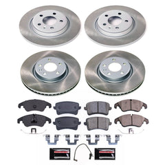Power Stop SC6134 - Front And Rear Z17 Evolution Pad And Semi-Coated Rotor Kit vehicle fitment brake part