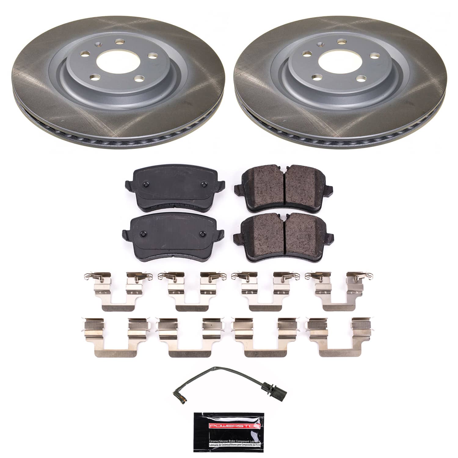 Power Stop SC6139 - Rear Z17 Evolution Pad And Semi-Coated Rotor Kit vehicle fitment brake part