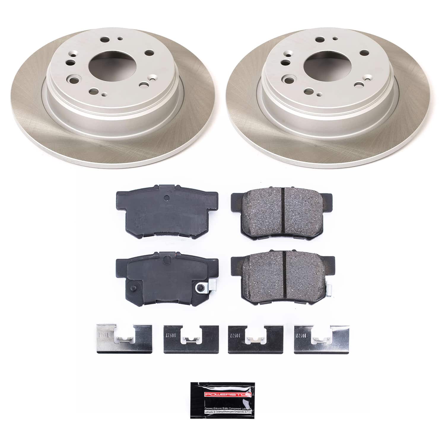 Power Stop SC6172 - Rear Z17 Evolution Pad And Semi-Coated Rotor Kit vehicle fitment brake part