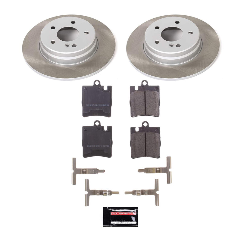 Power Stop SC620 - Rear Z17 Evolution Pad And Semi-Coated Rotor Kit vehicle fitment brake part