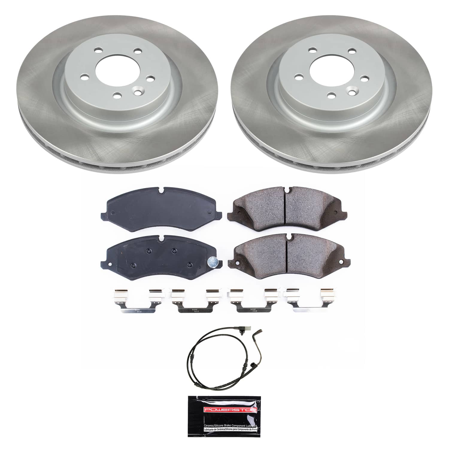 Power Stop SC6228 - Front Z17 Evolution Pad And Semi-Coated Rotor Kit vehicle fitment brake part