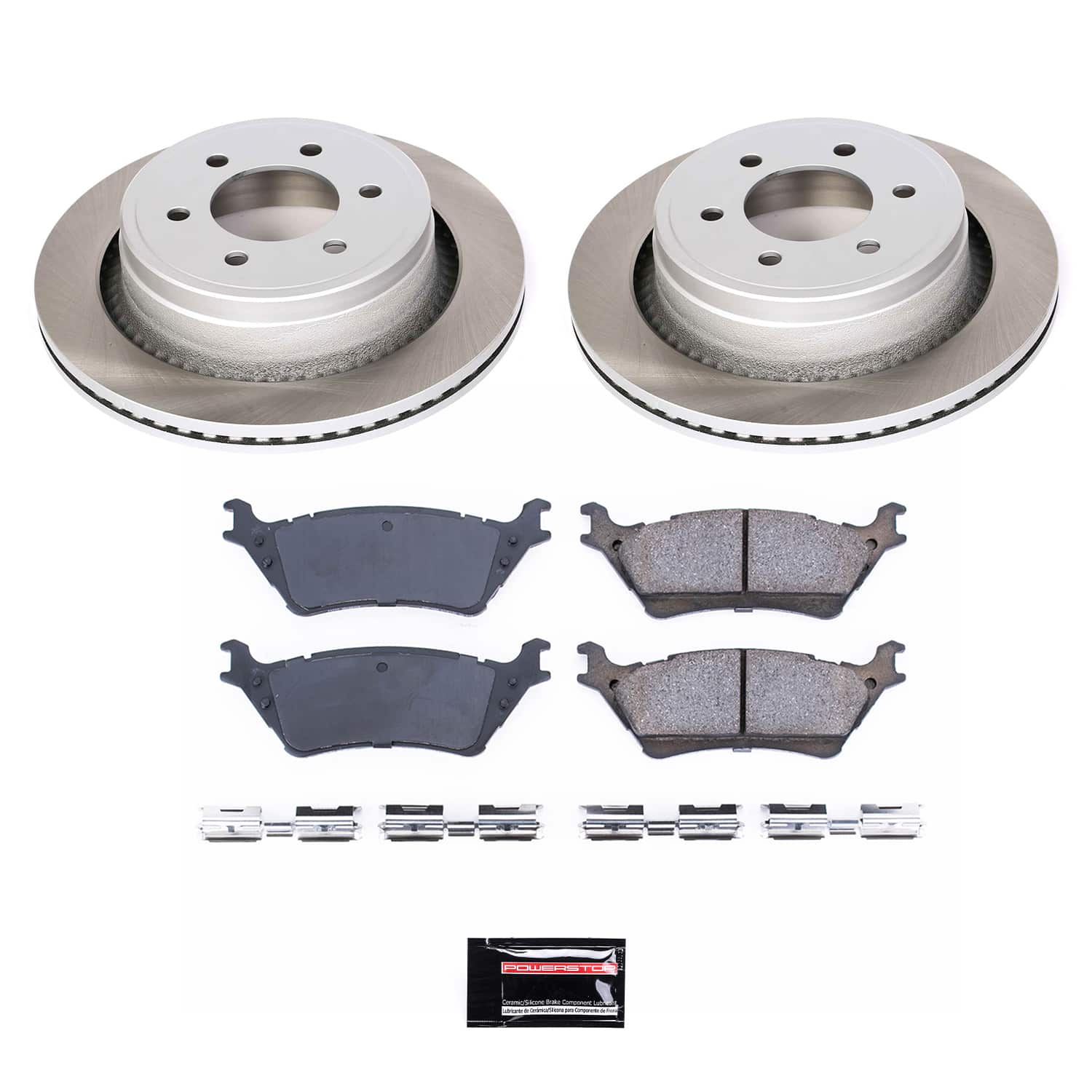Power Stop SC6271 - Rear Z17 Evolution Pad And Semi-Coated Rotor Kit vehicle fitment brake part