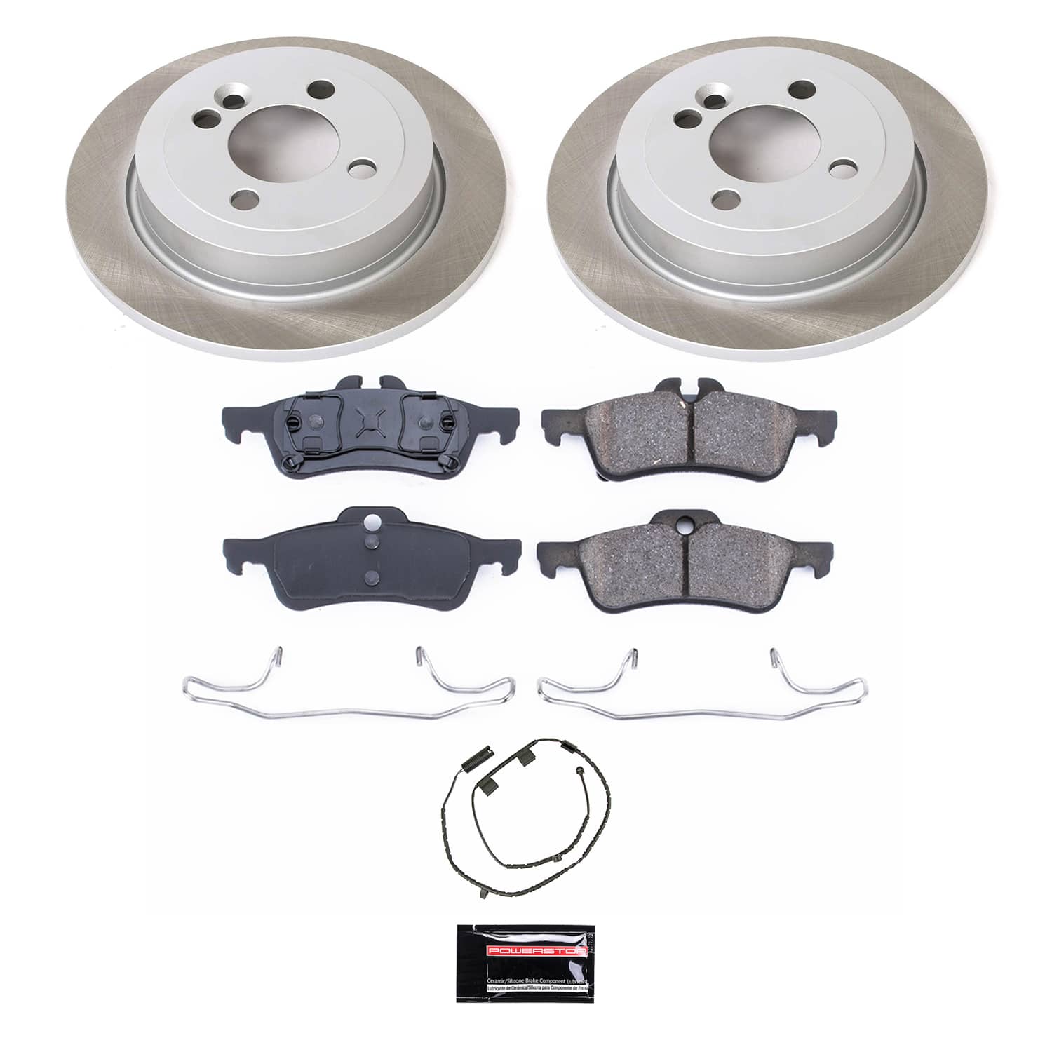 Power Stop SC6280 - Rear Z17 Evolution Pad And Semi-Coated Rotor Kit vehicle fitment brake part