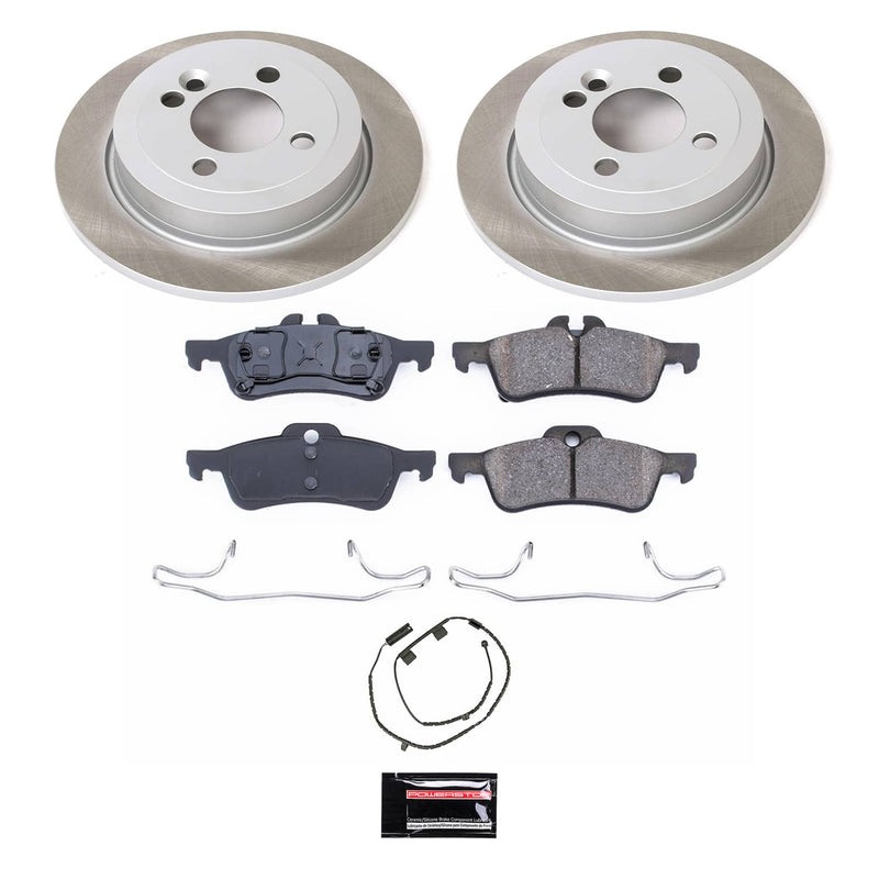 Power Stop SC6280 - Rear Z17 Evolution Pad And Semi-Coated Rotor Kit vehicle fitment brake part