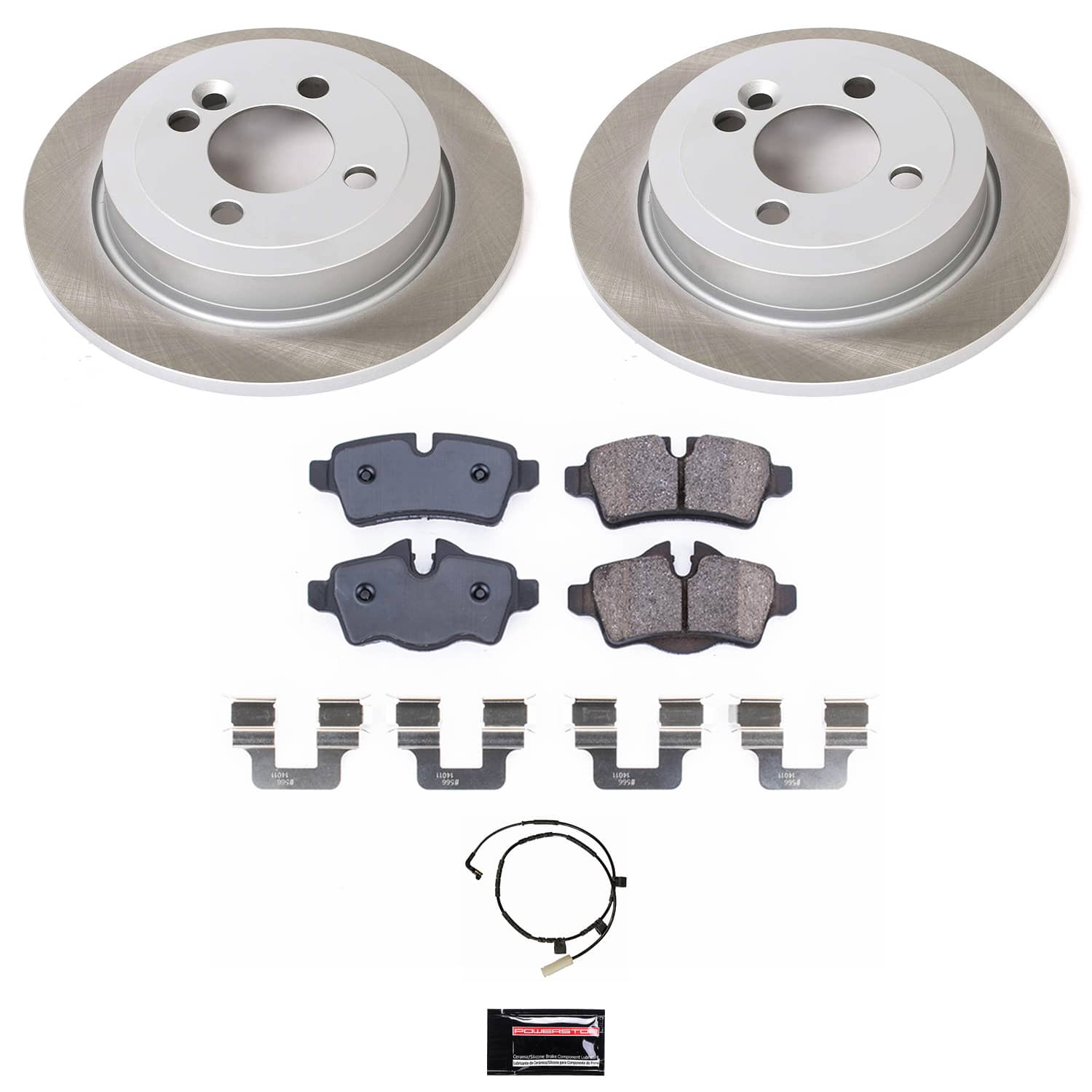 Power Stop SC6281 - Rear Z17 Evolution Pad And Semi-Coated Rotor Kit vehicle fitment brake part