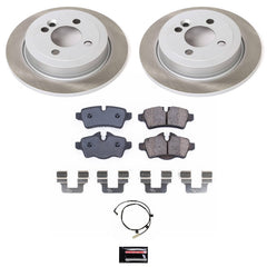 Power Stop SC6281 - Rear Z17 Evolution Pad And Semi-Coated Rotor Kit vehicle fitment brake part
