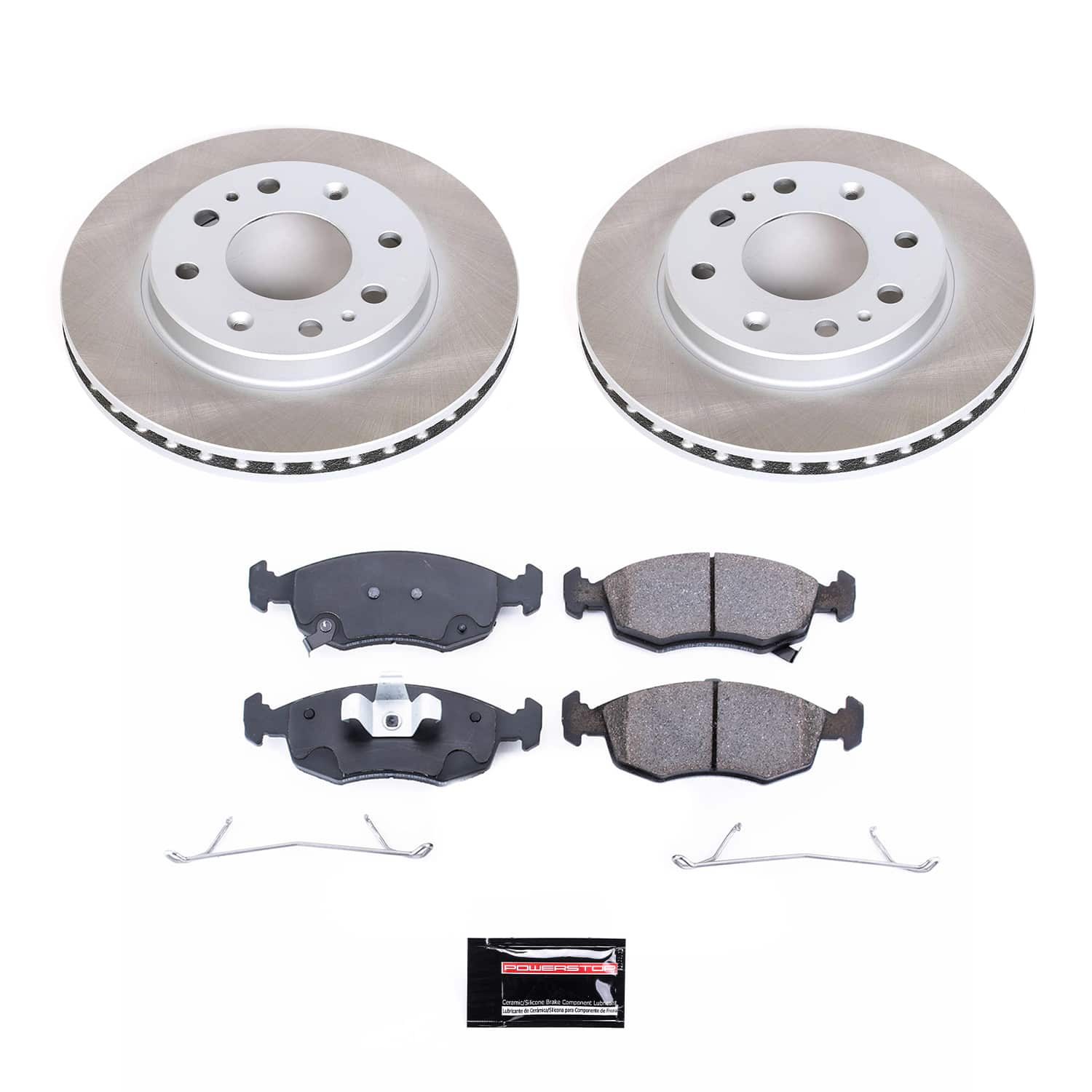 Power Stop SC6290 - Front Z17 Evolution Pad And Semi-Coated Rotor Kit vehicle fitment brake part
