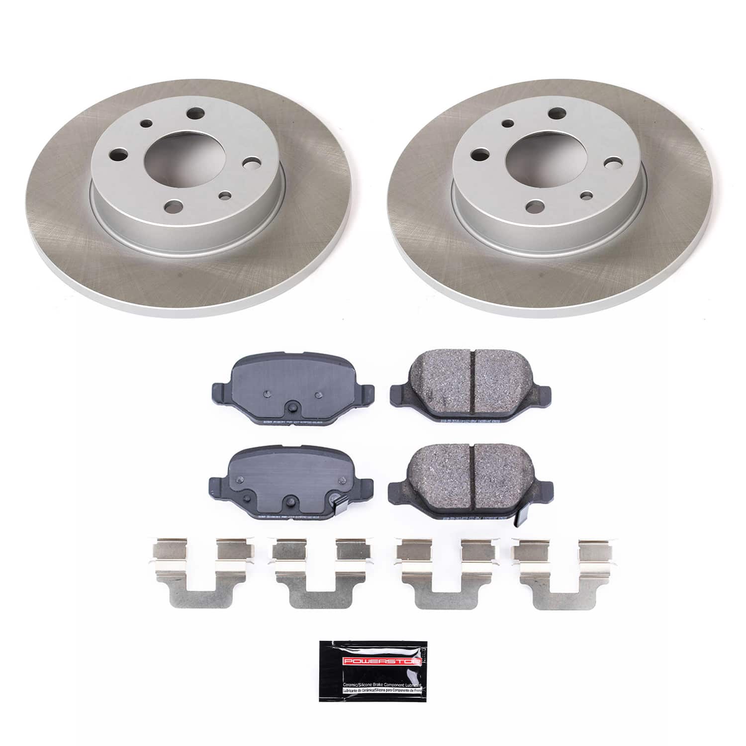 Power Stop SC6292 - Rear Z17 Evolution Pad And Semi-Coated Rotor Kit vehicle fitment brake part