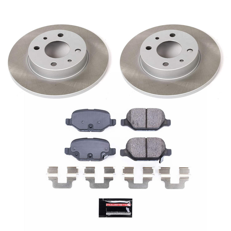 Power Stop SC6292 - Rear Z17 Evolution Pad And Semi-Coated Rotor Kit vehicle fitment brake part