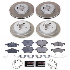 Power Stop SC6299 - Front And Rear Z17 Evolution Pad And Semi-Coated Rotor Kit vehicle fitment brake part