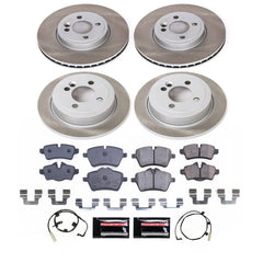 Power Stop SC6301 - Front And Rear Z17 Evolution Pad And Semi-Coated Rotor Kit vehicle fitment brake part