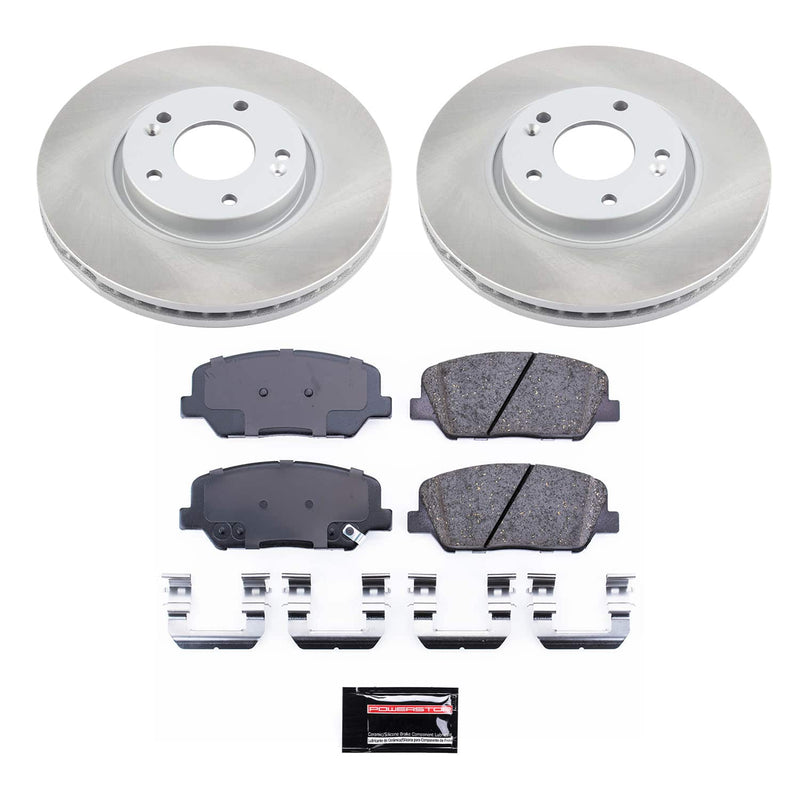 Power Stop SC6306 - Front Z17 Evolution Pad And Semi-Coated Rotor Kit vehicle fitment brake part