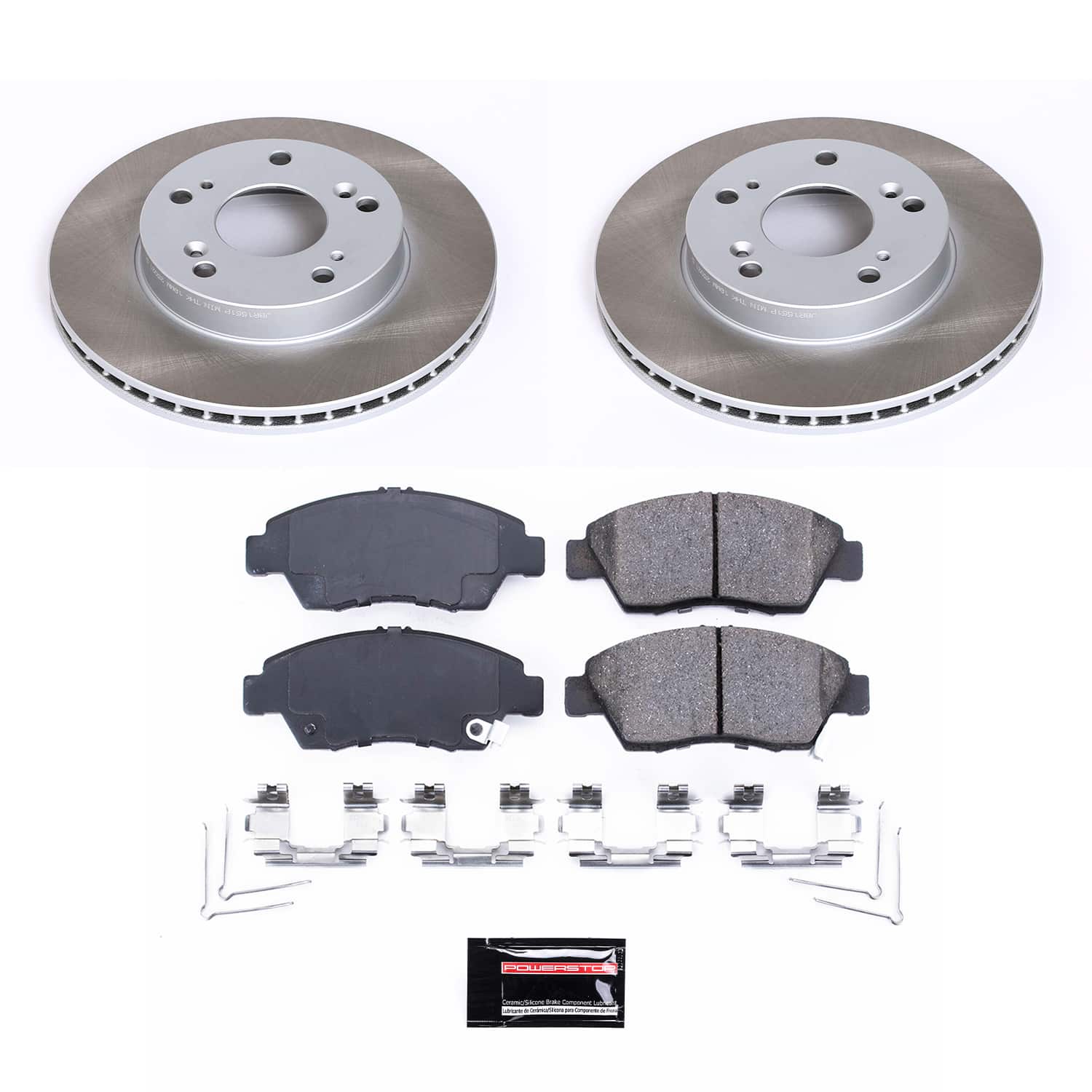 Power Stop SC6317 - Front Z17 Evolution Pad And Semi-Coated Rotor Kit vehicle fitment brake part