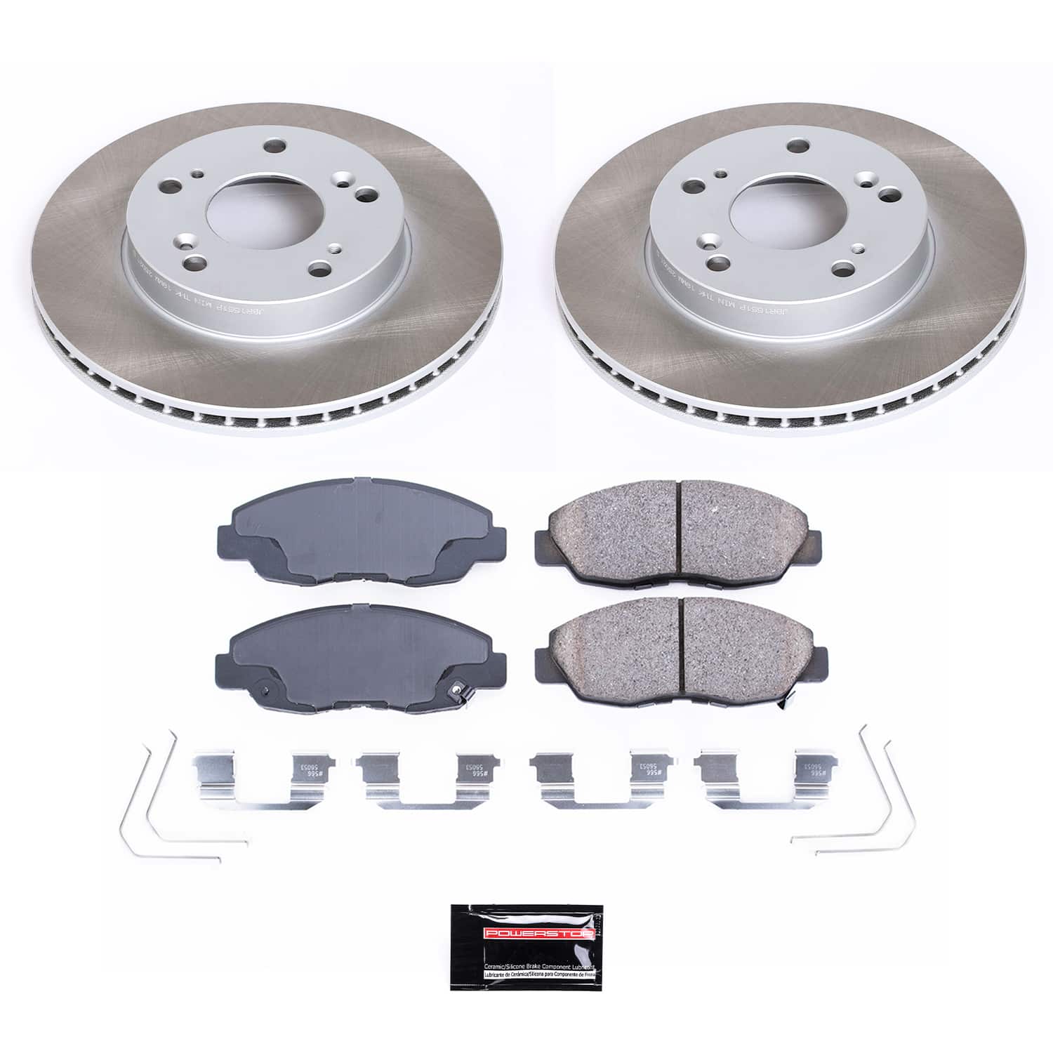 Power Stop SC6319 - Front Z17 Evolution Pad And Semi-Coated Rotor Kit vehicle fitment brake part