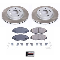 Power Stop SC6319 - Front Z17 Evolution Pad And Semi-Coated Rotor Kit vehicle fitment brake part