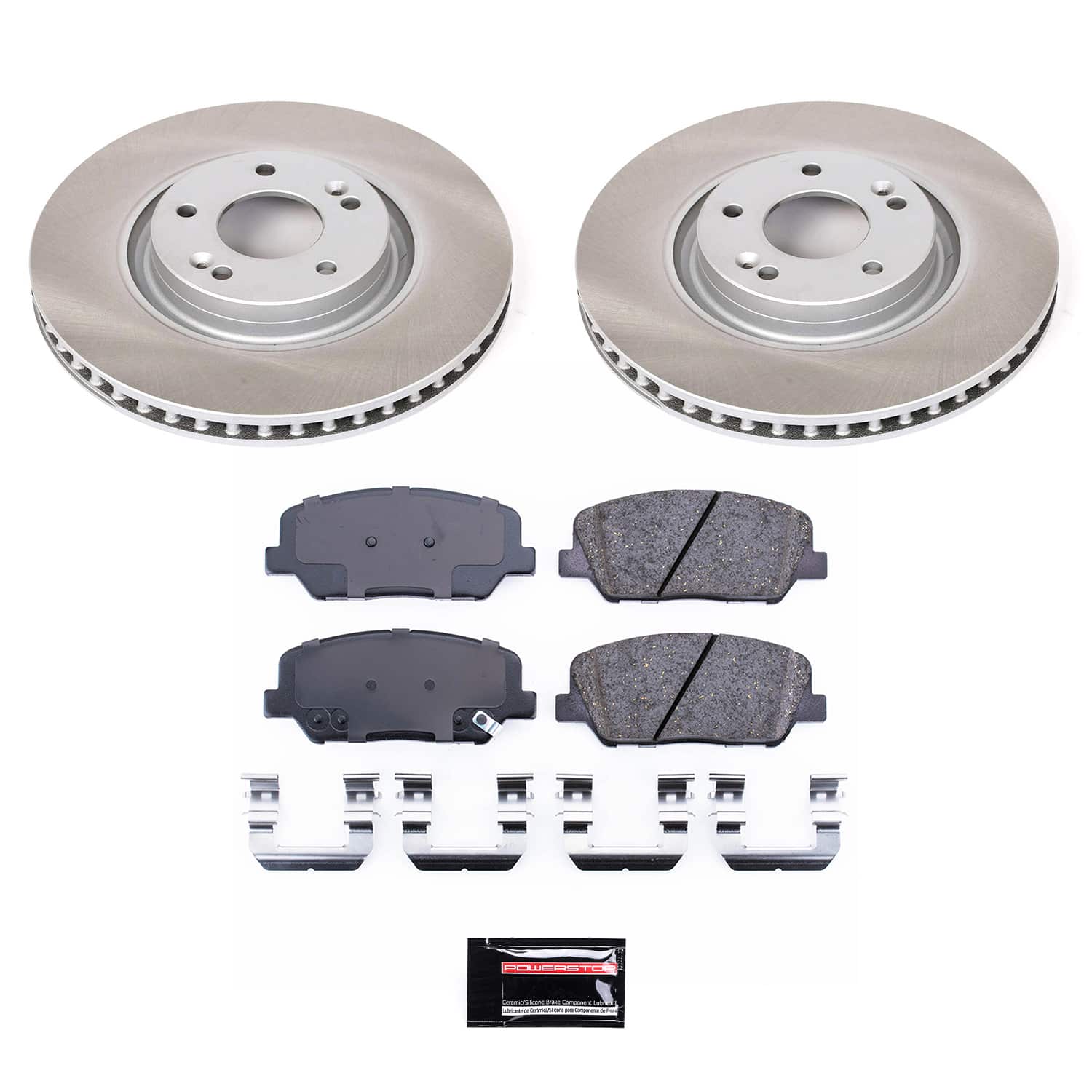 Power Stop SC6324 - Front Z17 Evolution Pad And Semi-Coated Rotor Kit vehicle fitment brake part