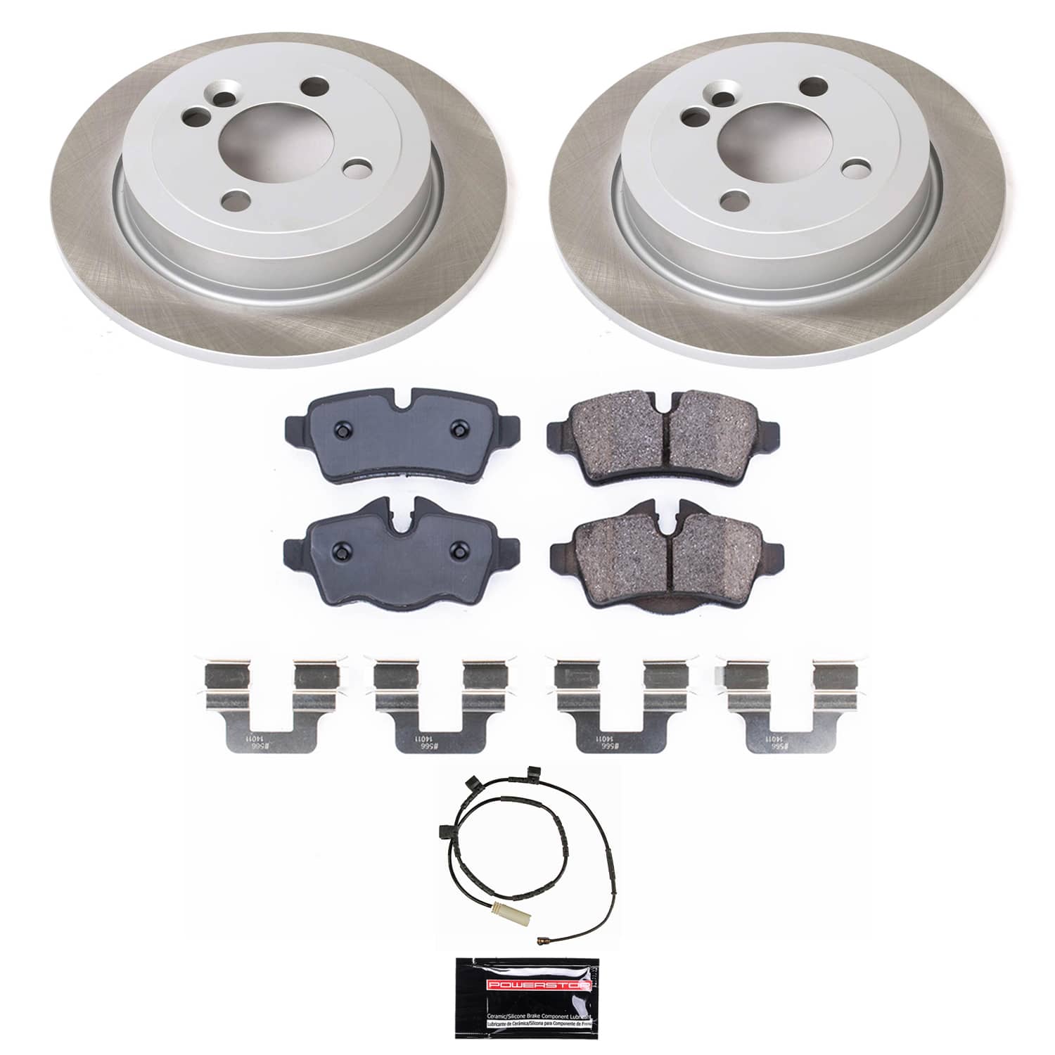 Power Stop SC6331 - Rear Z17 Evolution Pad And Semi-Coated Rotor Kit vehicle fitment brake part