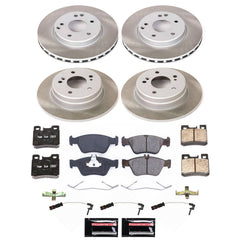 Power Stop SC6343 - Front And Rear Z17 Evolution Pad And Semi-Coated Rotor Kit vehicle fitment brake part