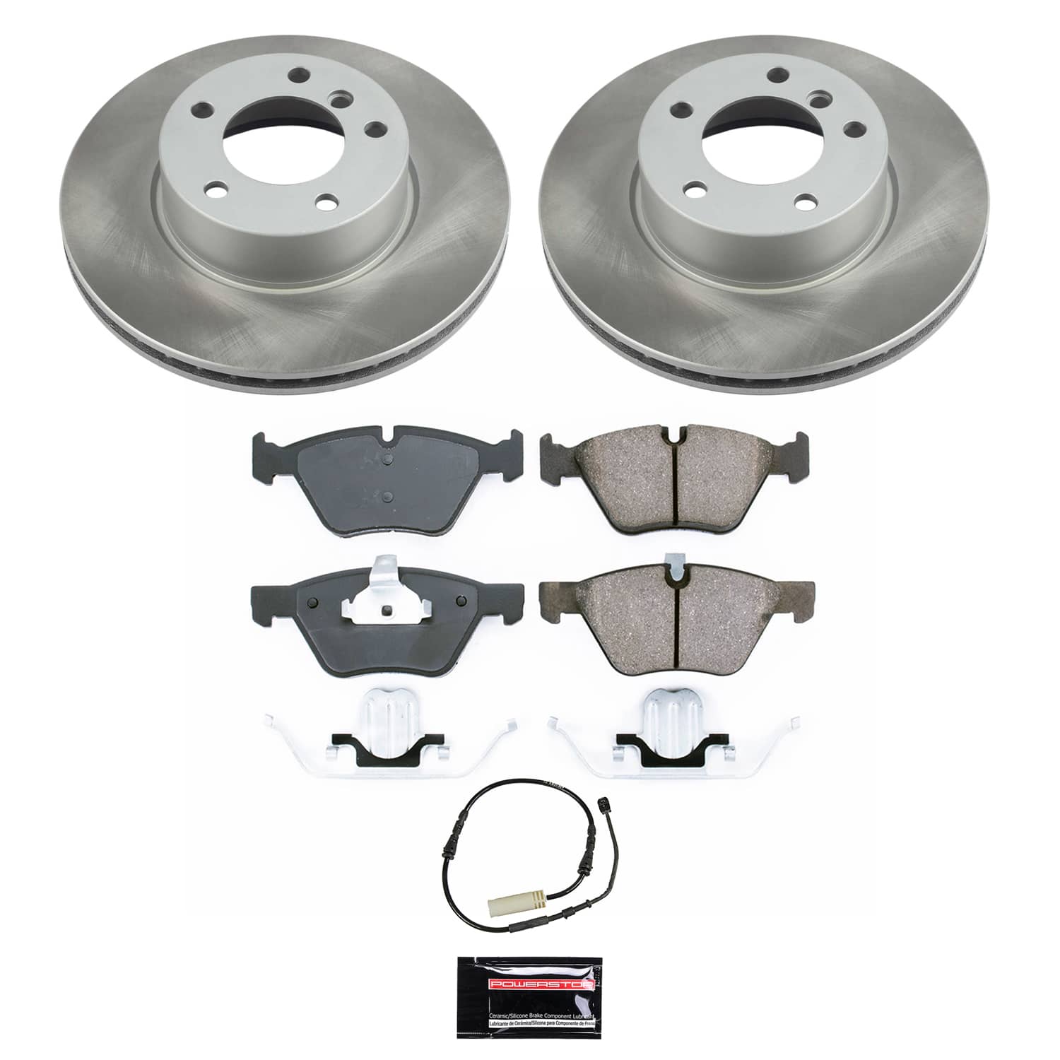 Power Stop SC6346 - Front Z17 Evolution Pad And Semi-Coated Rotor Kit vehicle fitment brake part