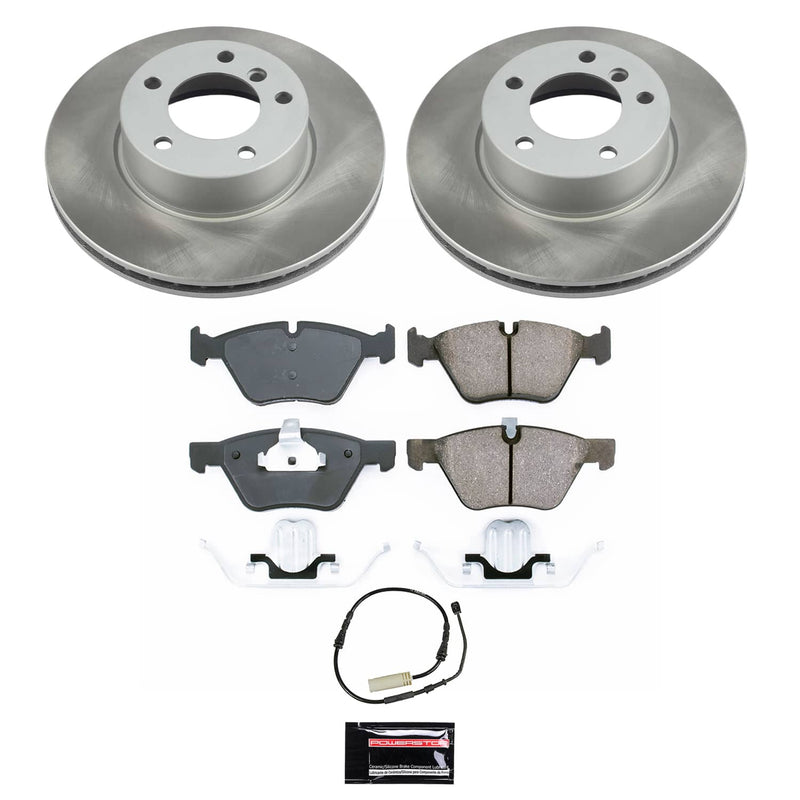 Power Stop SC6346 - Front Z17 Evolution Pad And Semi-Coated Rotor Kit vehicle fitment brake part
