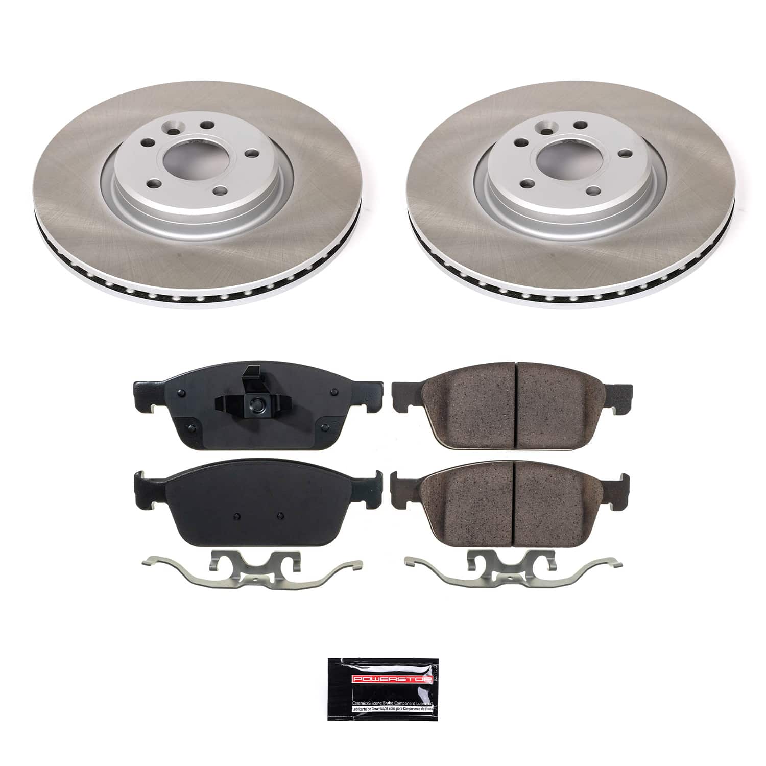 Power Stop SC6349 - Front Z17 Evolution Pad And Semi-Coated Rotor Kit vehicle fitment brake part