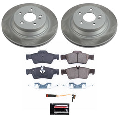 Power Stop SC6359 - Rear Z17 Evolution Pad And Semi-Coated Rotor Kit vehicle fitment brake part