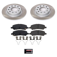 Power Stop SC6371 - Rear Z17 Evolution Pad And Semi-Coated Rotor Kit vehicle fitment brake part