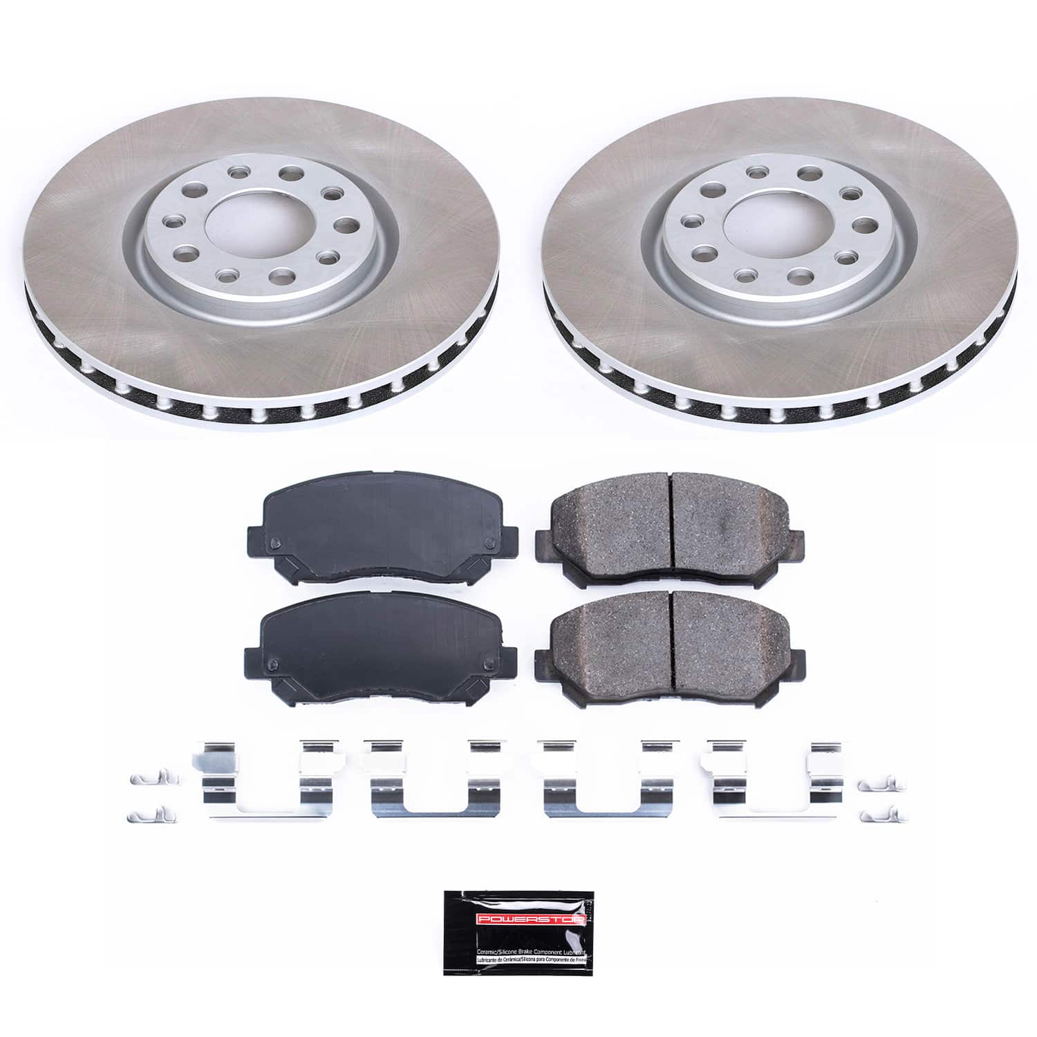 Power Stop SC6372 - Front Z17 Evolution Pad And Semi-Coated Rotor Kit vehicle fitment brake part