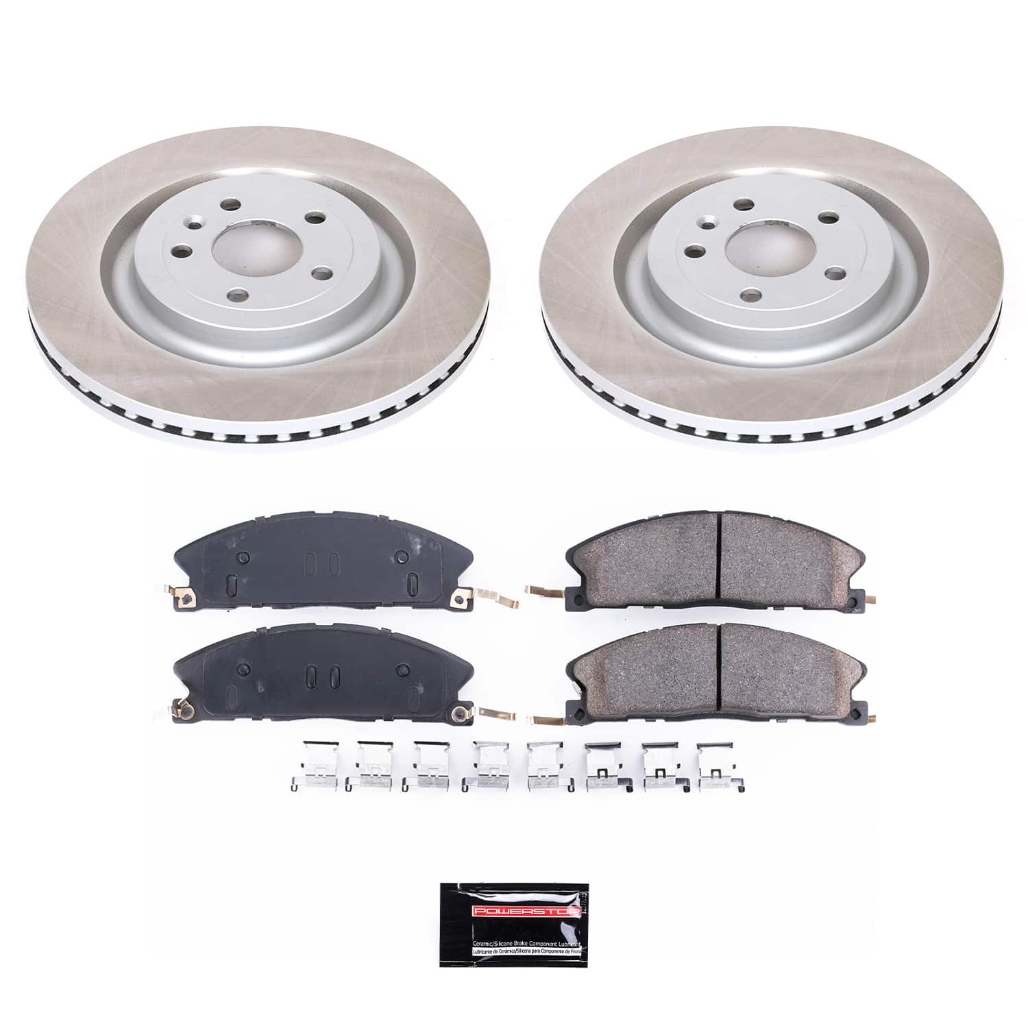 Power Stop SC6374 - Front Z17 Evolution Pad And Semi-Coated Rotor Kit vehicle fitment brake part