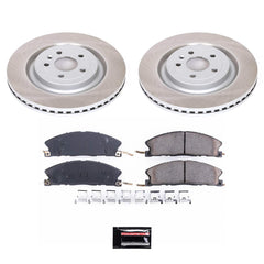 Power Stop SC6374 - Front Z17 Evolution Pad And Semi-Coated Rotor Kit vehicle fitment brake part