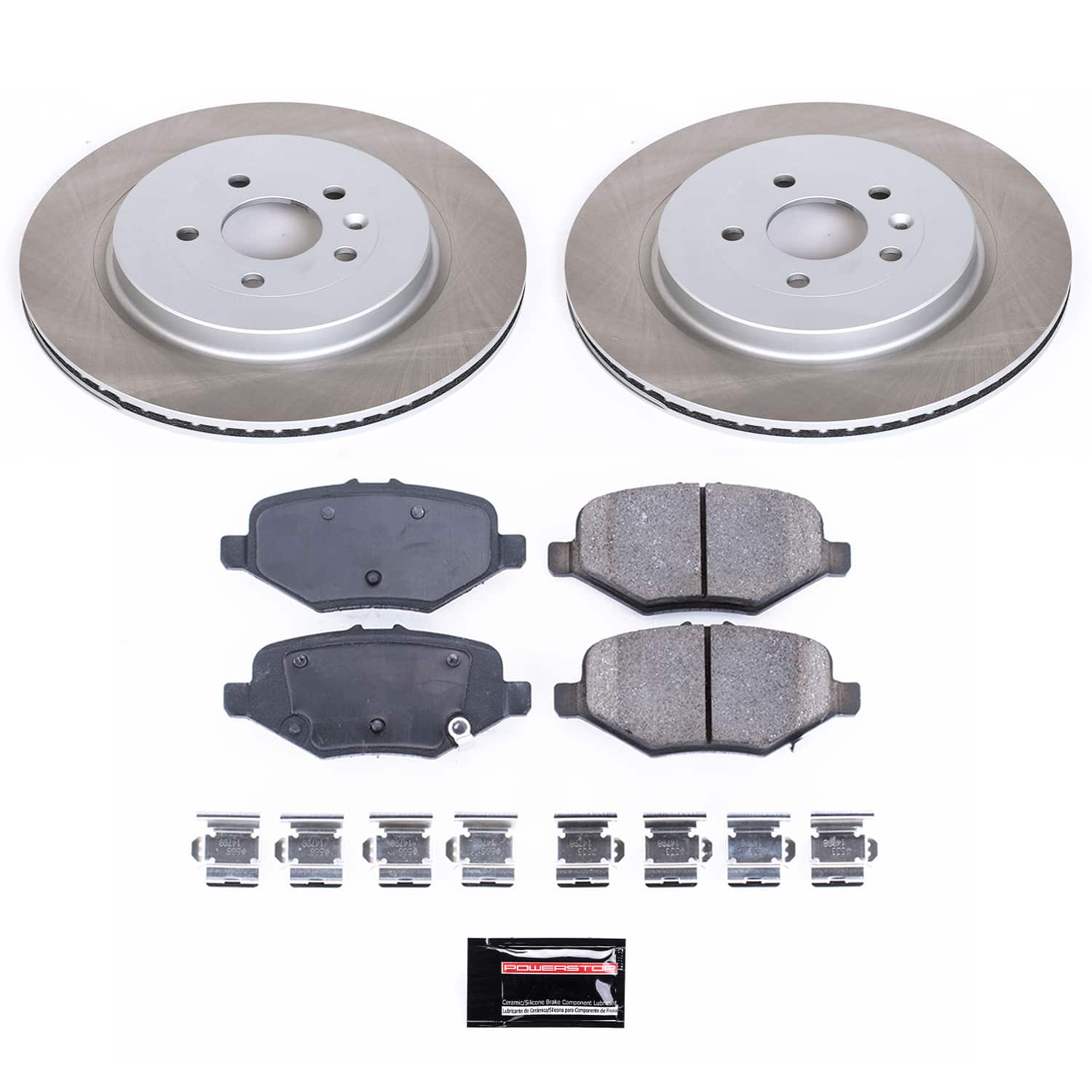 Power Stop SC6376 - Rear Z17 Evolution Pad And Semi-Coated Rotor Kit vehicle fitment brake part