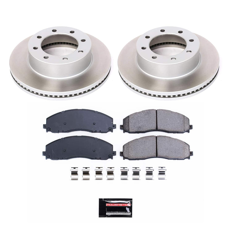 Power Stop SC6403 - Front Z17 Evolution Pad And Semi-Coated Rotor Kit vehicle fitment brake part