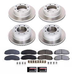 Power Stop SC6405 - Front And Rear Z17 Evolution Pad And Semi-Coated Rotor Kit vehicle fitment brake part