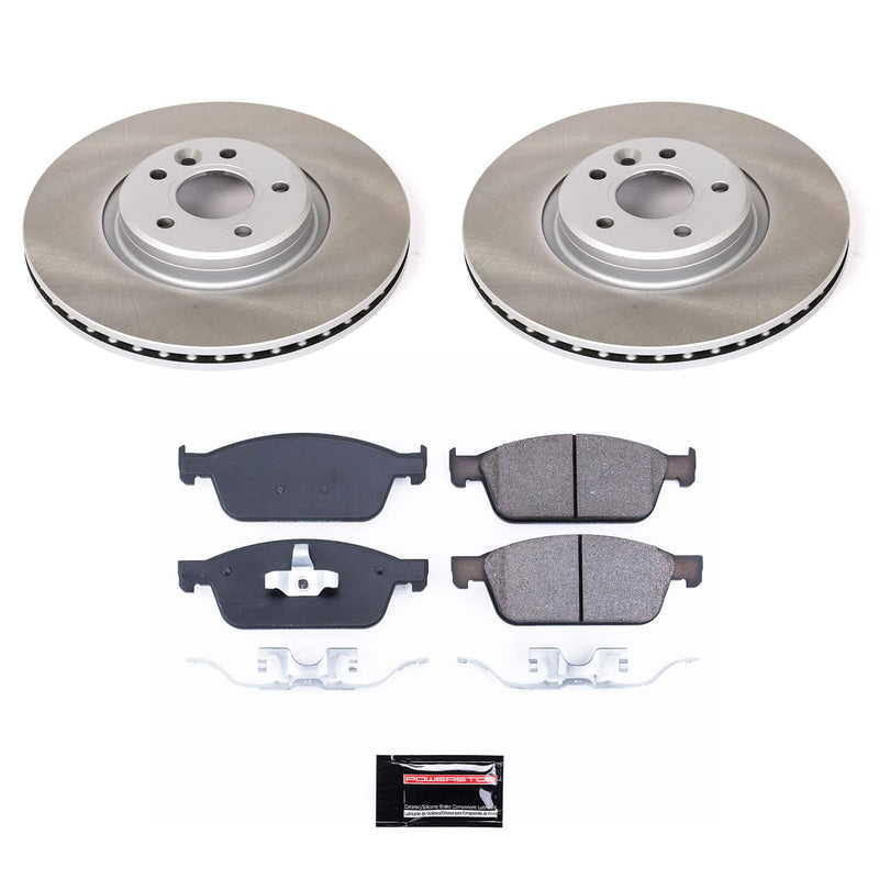 Power Stop SC6479 - Front Z17 Evolution Pad And Semi-Coated Rotor Kit vehicle fitment brake part