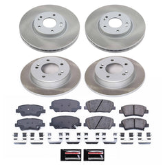 Power Stop SC6485 - Front And Rear Z17 Evolution Pad And Semi-Coated Rotor Kit vehicle fitment brake part